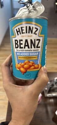 Heinz beanz in a rich tomato sauce no added sugar
