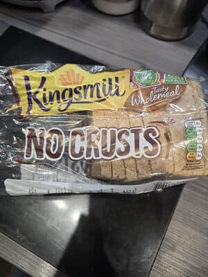 Kingsmill Wholemeal No Crusts 400G