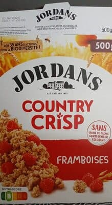 Country crisp Framboises entières