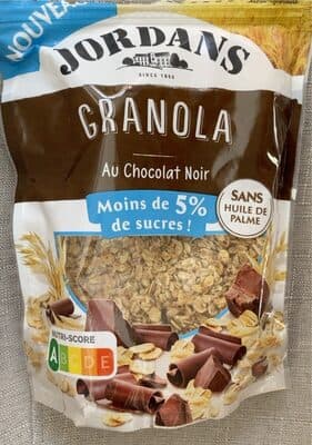 Granola chocolat noir - faible en sucre