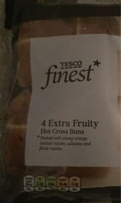 4 Extra Fruity Hot Cross Buns