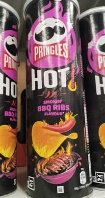 Pringles Hot Smokin BBQ Ribs Flavour