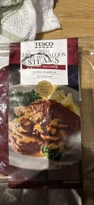 IRISH 2 BEEF MEDALLION STEAKS