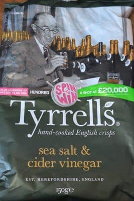 sea salt & cider vinegar potato crisps