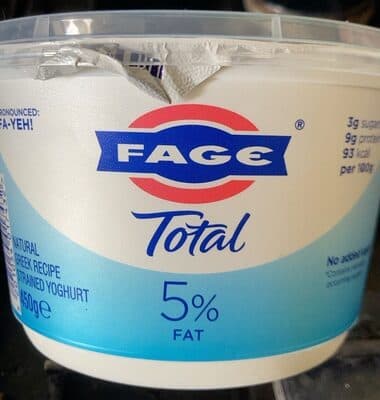 Total 5% Fat Greek Yogurt