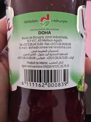 Confiture de fraise