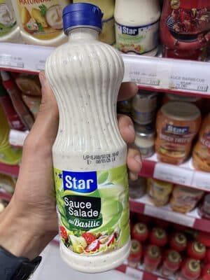 Star sauce salade au basilic