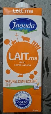 Lait Demi écrème Uht Jaouda