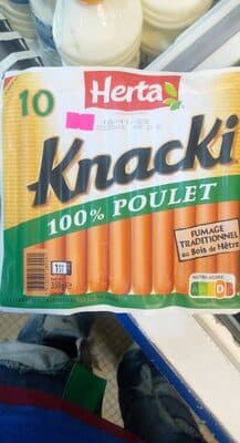 KNACKI saucisses au poulet