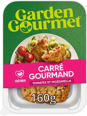 GARDEN GOURMET Carré gourmand Tomates et mozzarella 160g