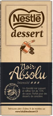 NESTLE DESSERT Chocolat Noir Absolu