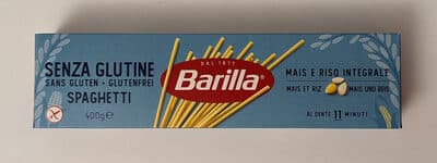 SPAGHETTI MAIS E RISO INTEGRALE (CORN AND BROWN RICE)