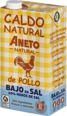 Chicken low sodium broth, chicken