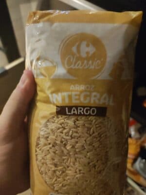 arroz integral largo