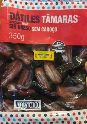 Dátiles secos sin hueso