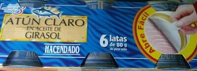 Atún claro en aceite de girasol