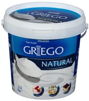 Yogur al estilo griego natural