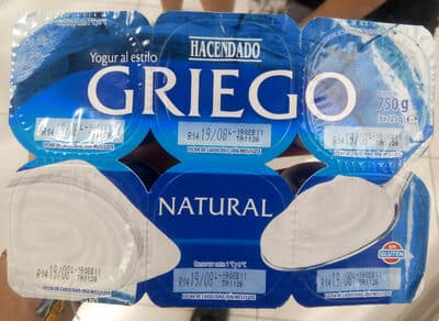 Yogur al estilo griego natural