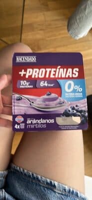 con arándanos / mirtillos