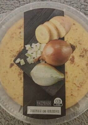 Tortilla con cebolla
