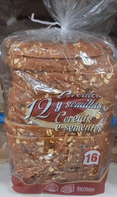 Pan de molde 12 cereales