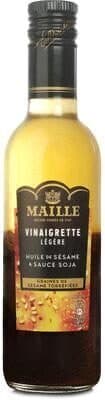 Vinaigrette Légère Huile de Sésame & Sauce Soja Graines de Sésame Torréfiées 36 cl