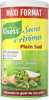 Knorr Secret d'Arômes Assaisonnement en Poudre Plein Sud UEFA EURO 2024 Tube 145g