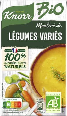 Knorr Soupe Liquide Mouliné de Légumes Variés du Potager 1L