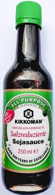 Soy sauce with less salt