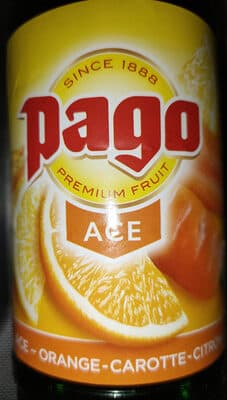 Pago Ace - Orange - Carotte - Citron