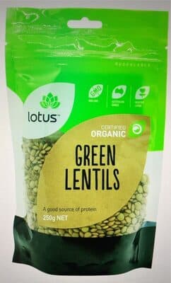 Green lentils