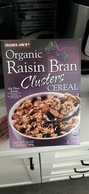 Organic Raisin Bran Clusters Cereal