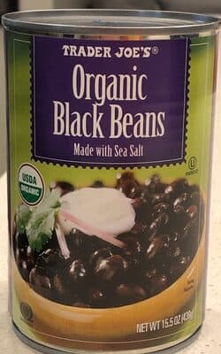Organic Black Beans Made with Sea Salt