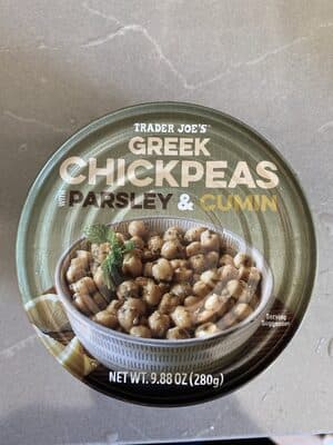 Greek Chickpeas Parsley & Cumin
