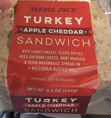 Turkey Apple Cheddar Sandwich