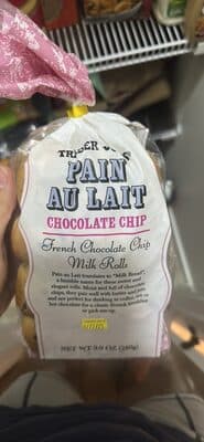 Pain Au Lait Chocolate Chip French Chocolate Chip Milk Rolls