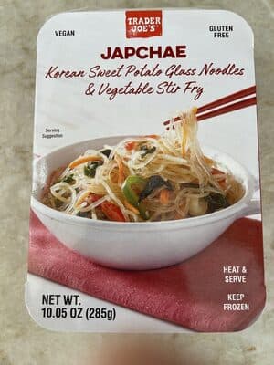 Korean Sweet Potato Glass Noodles & Vegetable Stir Fry