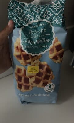 Brioche Style Liège Waffles with Pearl Sugar