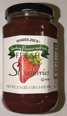 Strawberry Preserves made with Fresh Strawberries