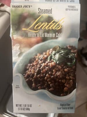 Steamed Lentils