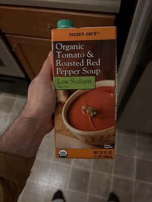 Organic Tomato & Roasted Red Pepper Soup