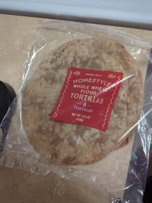 Whole Wheat Flour Tortillas