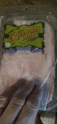 sliced Rosemary ham