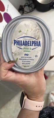 chive & onion cream cheese
