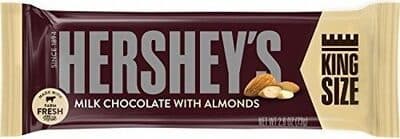milk chocolate with whole almonds