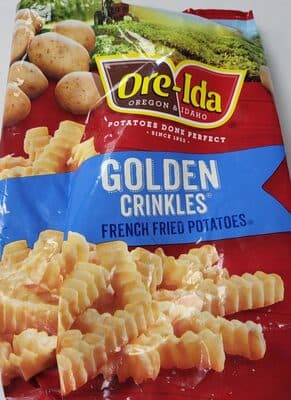 ore-ida golden crinkle french fried potatoes