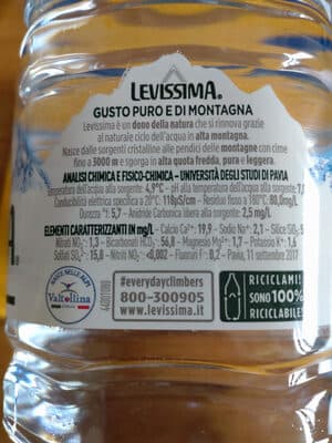 Levissima naturale