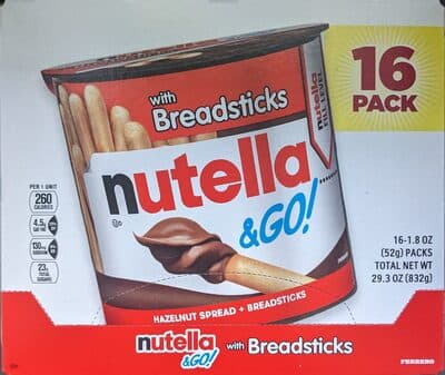Hazelnut Spread + Breadsticks