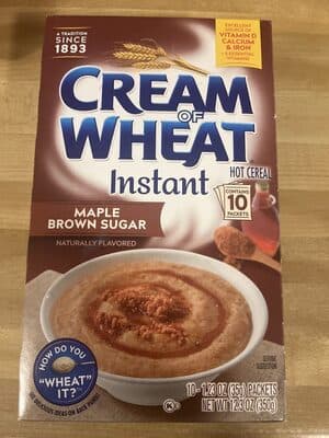 Cream of Wheat Instant Maple Brown Sugar