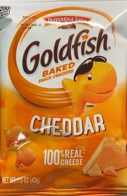 Goldfish Baked Snack Crackers Cheddar